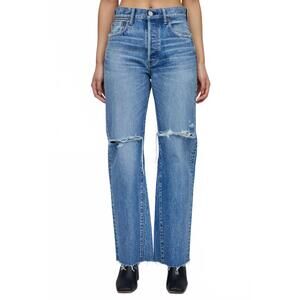 NEW MOUSSY clifton remake flare jean in blue